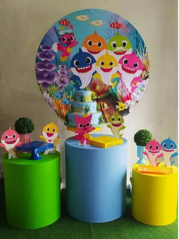 Guia Completo de Balões para Festa Baby Shark
