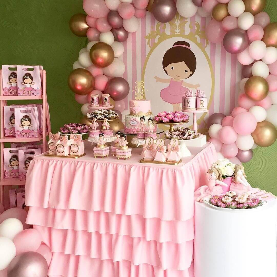 decoração bailarina 1 ano