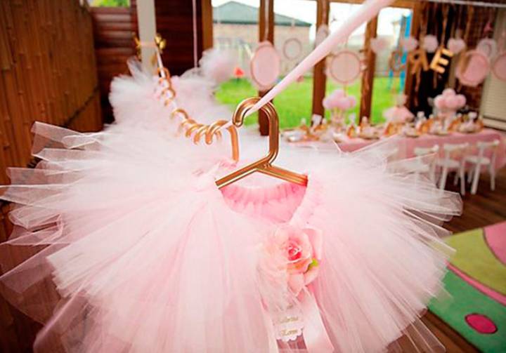 como fazer painel de bailarina para festa de 1 ano