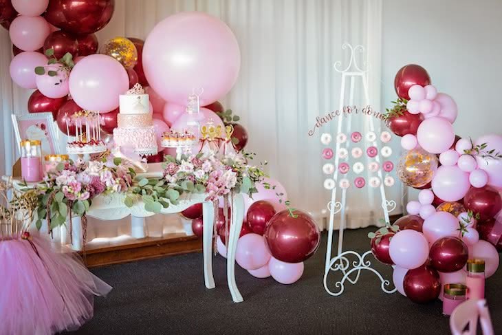 quanto custa decoração bailarina 1 ano