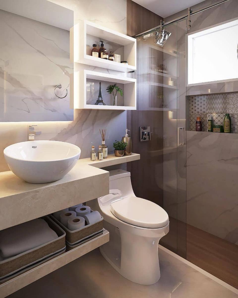 Guia Completo de Revestimentos para Banheiros Pequenos Modernos