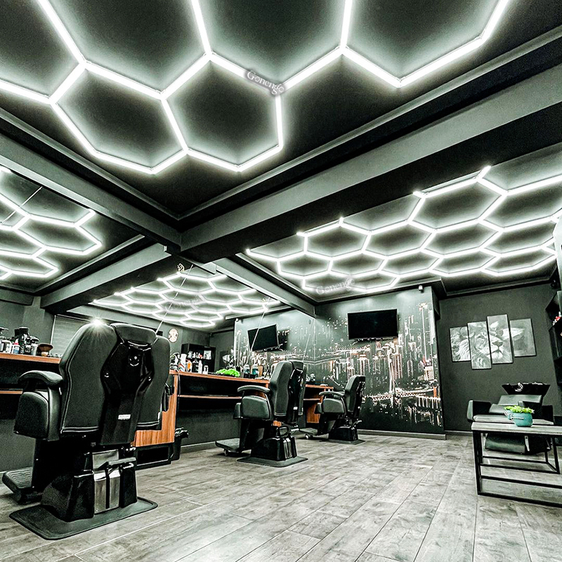 decoração barbearia industrial versus retrô