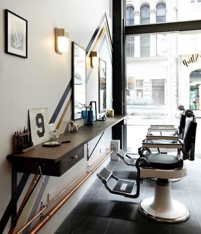 custo médio projeto barbearia moderna