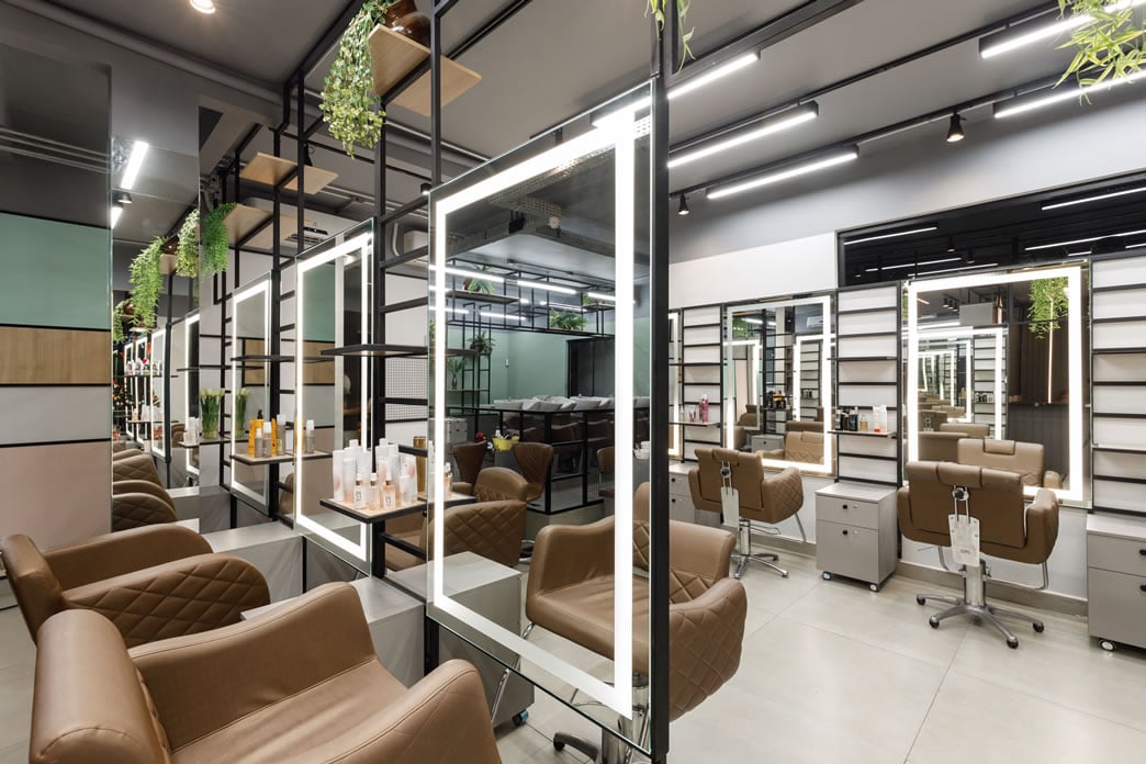 decoração barbearia moderna