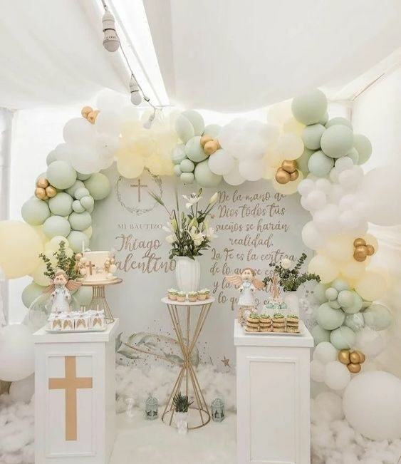 decoração batizado menina e menino juntos