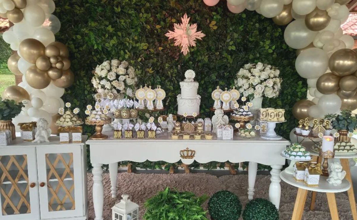 ideias decoração batizado menino e menina juntos