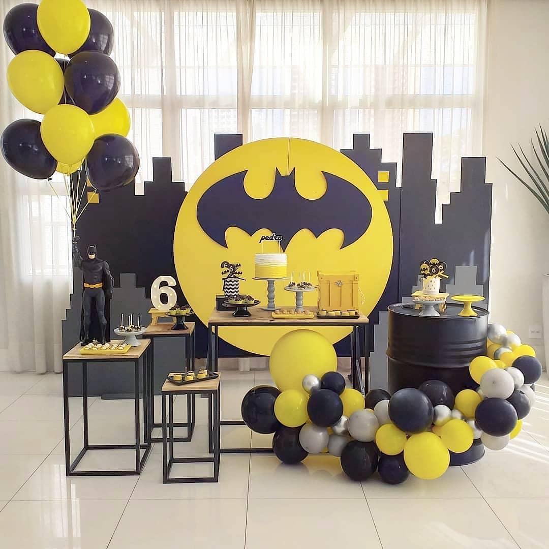 ideias criativas decoração batman infantil