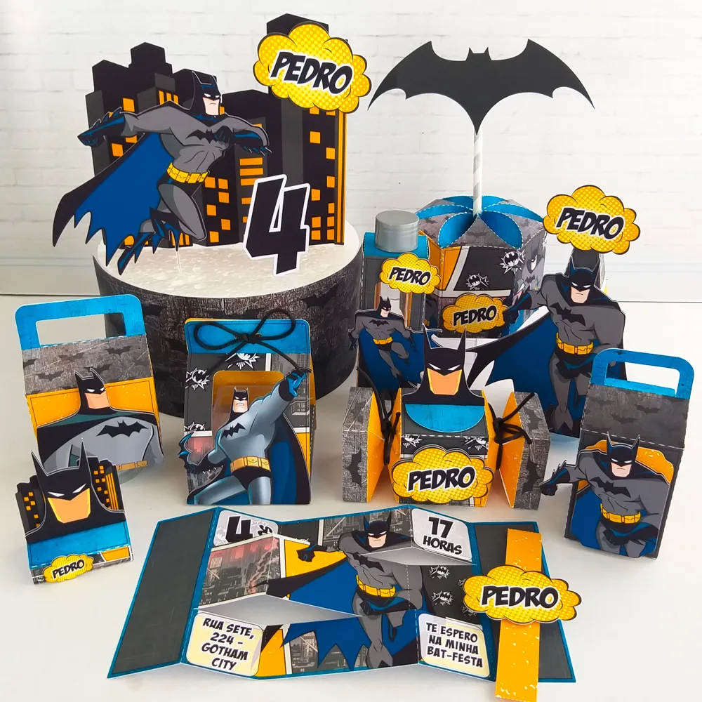 decoração batman infantil barata