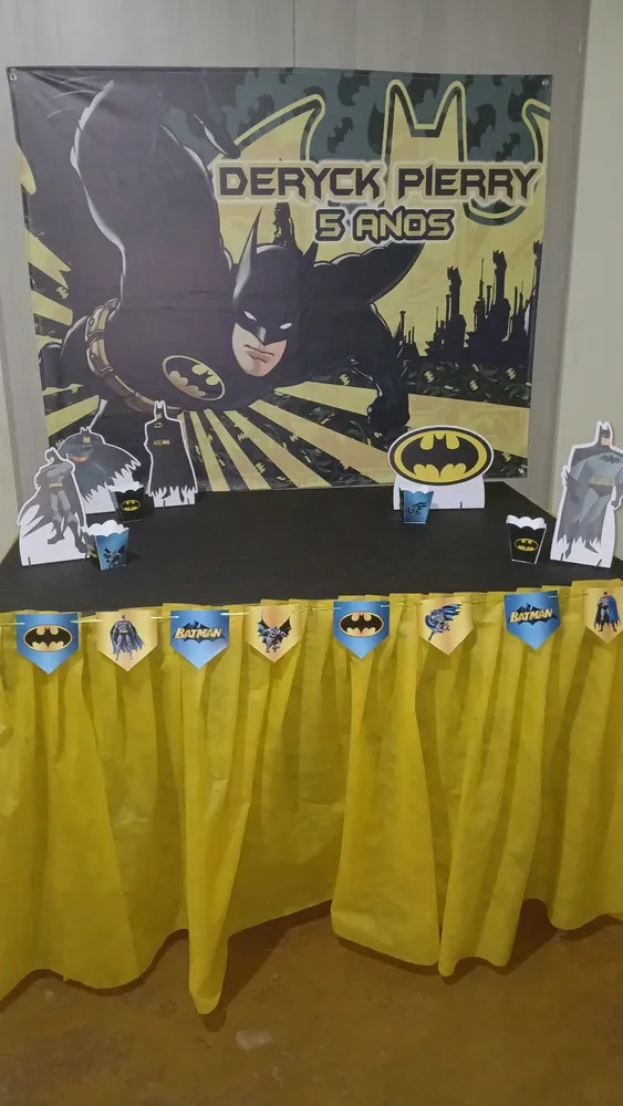 ideias criativas decoração batman infantil