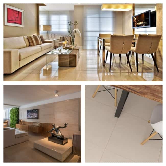 decoração bege e branco