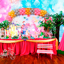 decoração bela adormecida vs decoração cinderela