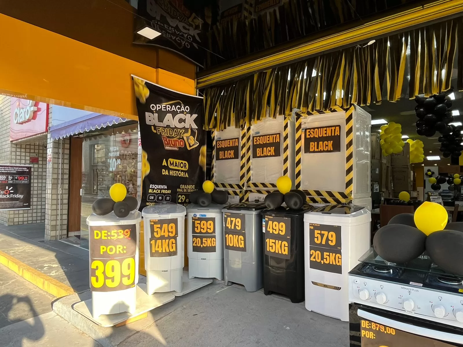 decoração black friday