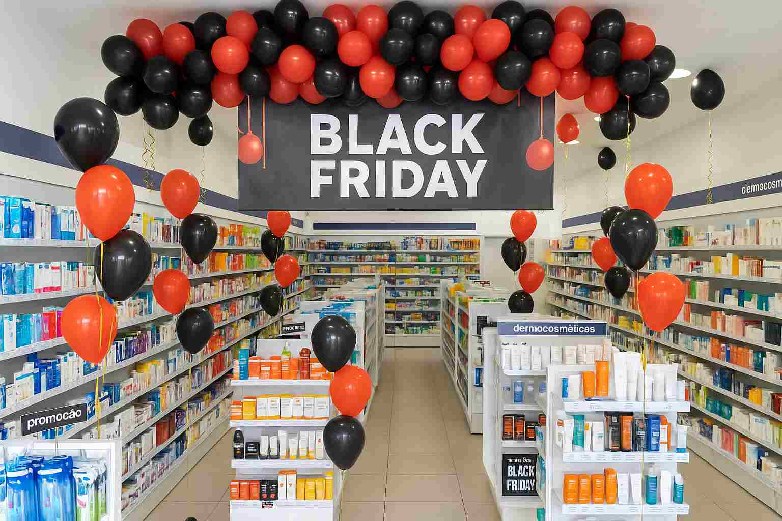 Como Usar Balões para Criar uma Decoração Impactante na Black Friday
