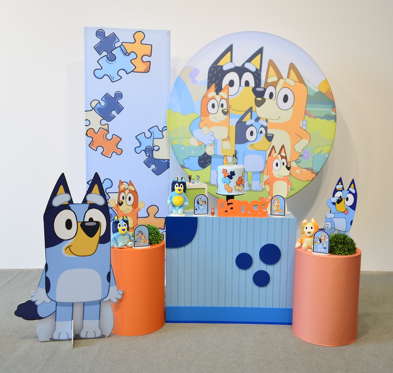 decoração bluey aniversário