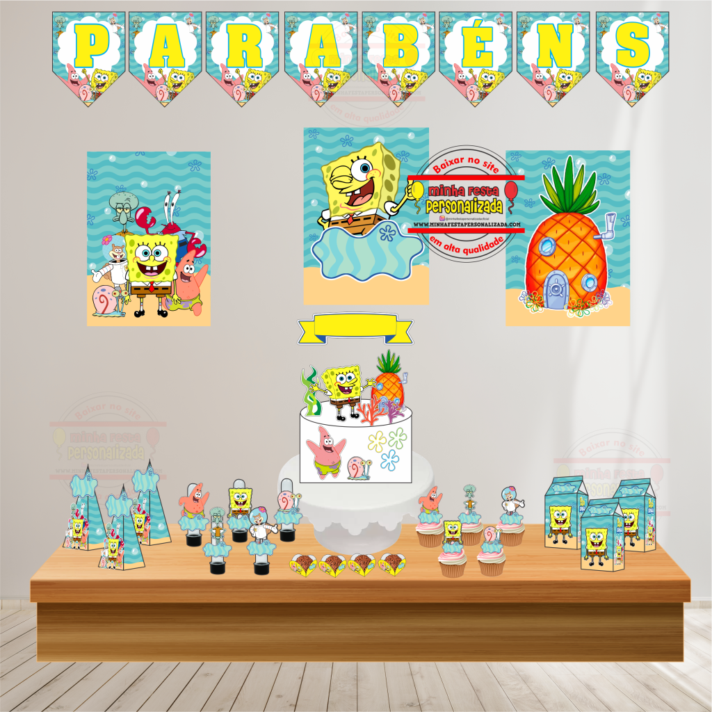 Cardápio Temático Bob Esponja: Receitas e Lanches Inspirados no Siri Cascudo