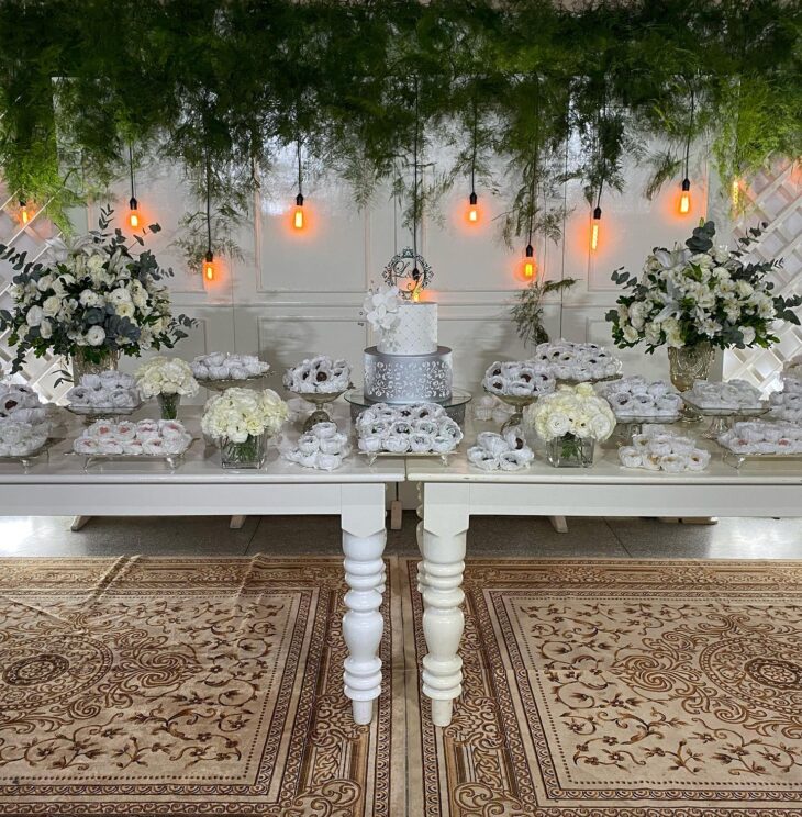 decoração bodas de prata