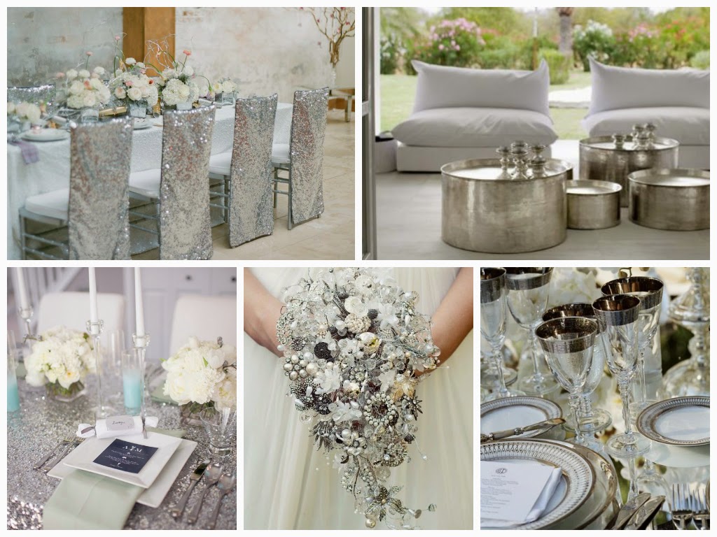 decoração bodas de prata