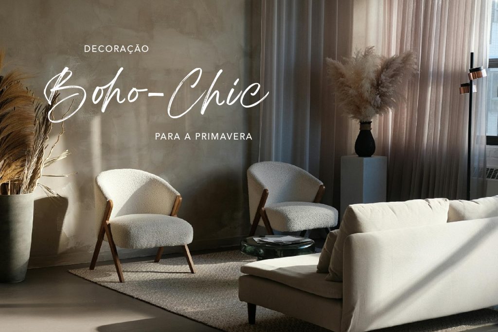 decoração boho chic sala
