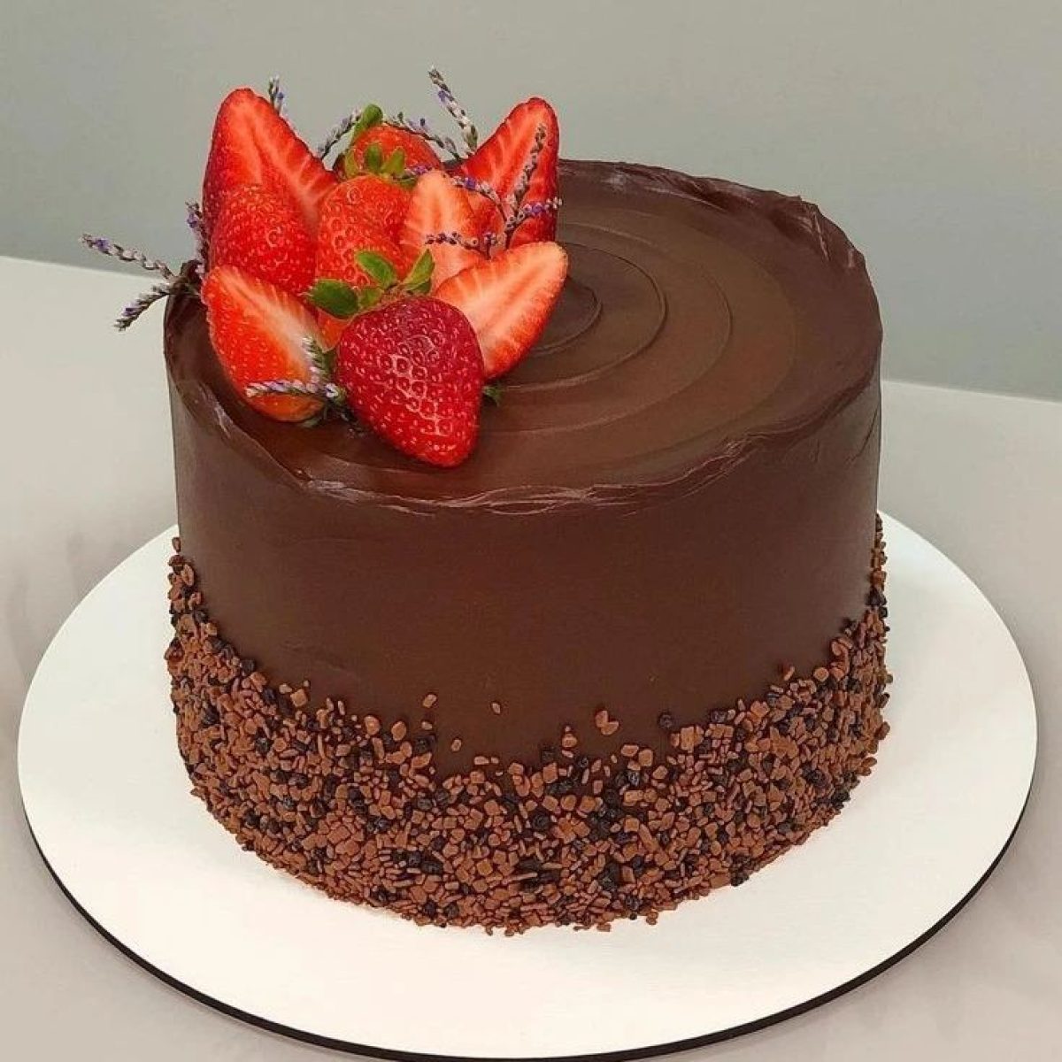 como fazer corte em leque morango para bolo