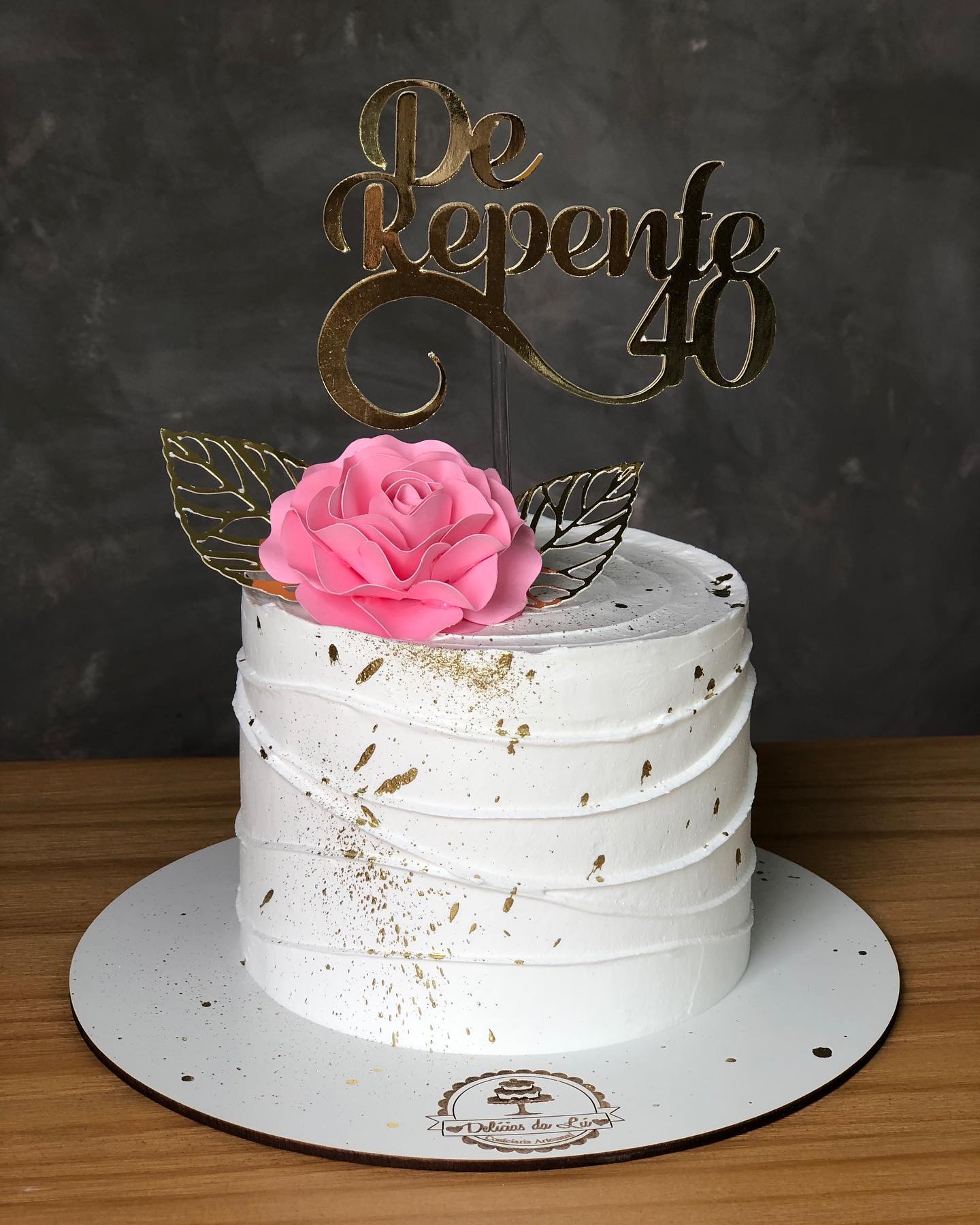 decoração bolo feminino