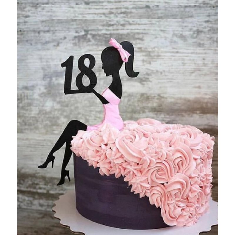 decoração bolo feminino