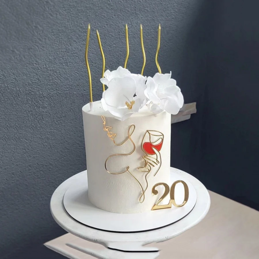 decoração bolo feminino