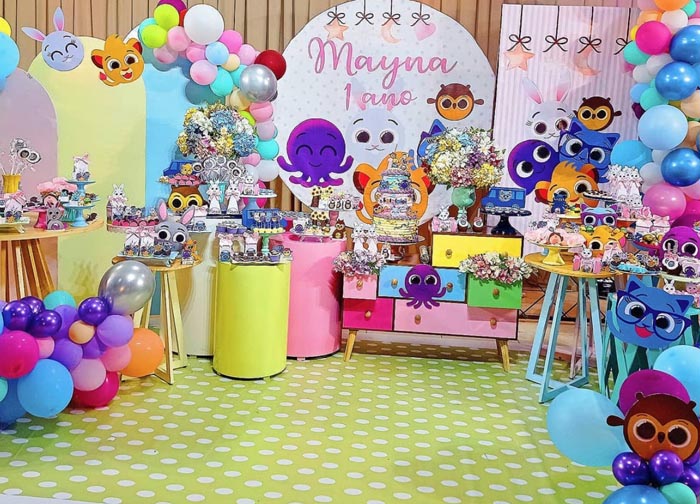 decoração bolofofos feminina