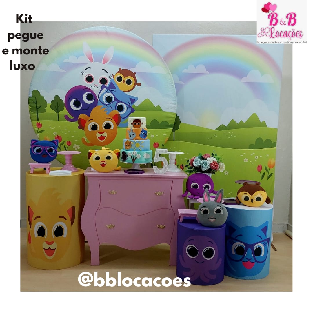 decoração bolofofos feminina