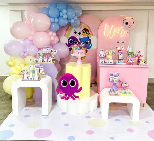 decoração bolofofos feminina