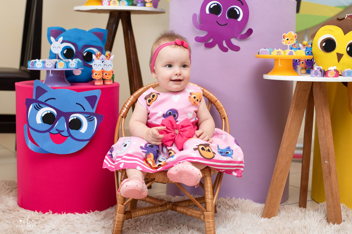 decoração bolofofos feminina