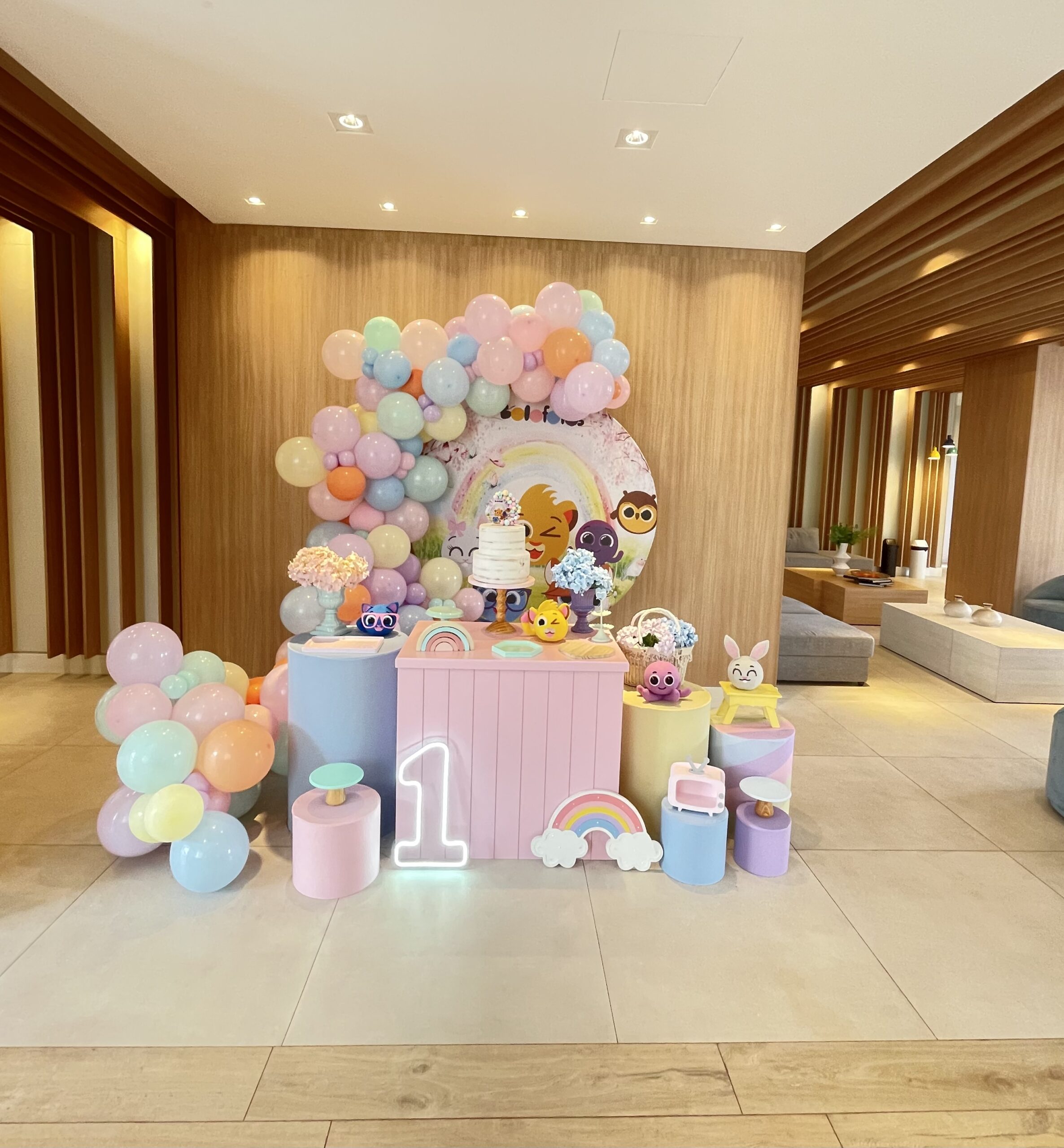 decoração bolofofos feminina