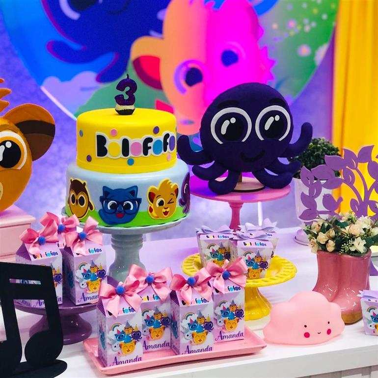 decoração bolofofos feminina