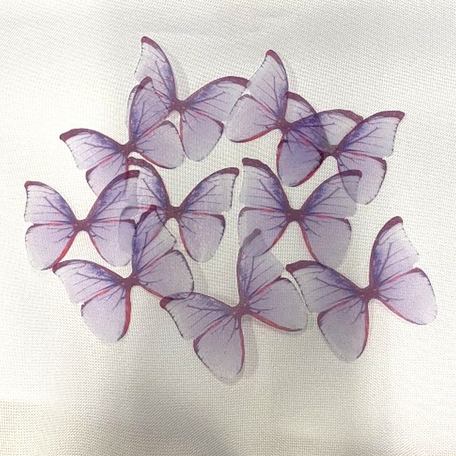 decoração borboleta lilas