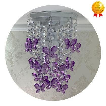 decoração borboleta lilas