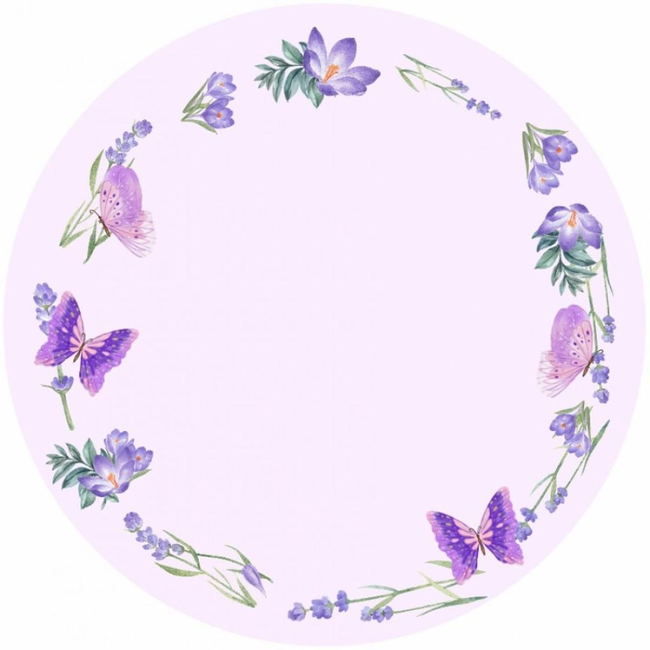 decoração borboleta lilas