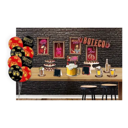 decoração boteco feminino simples