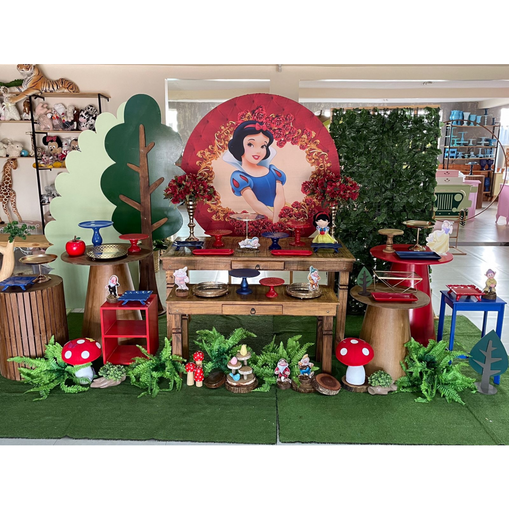 decoração branca de neve luxo