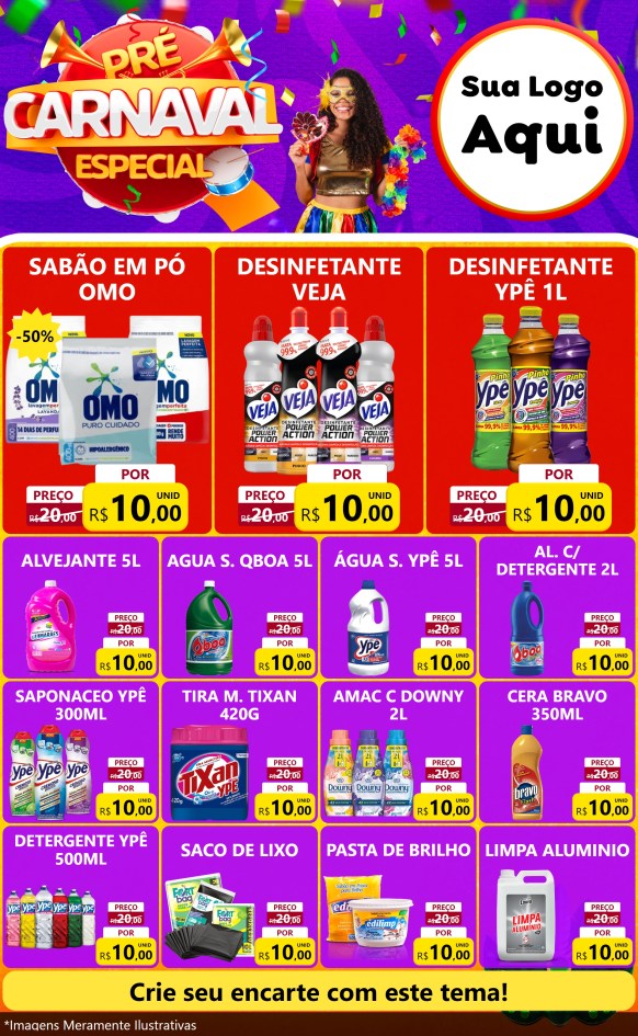 decoração teto criativo carnaval supermercado