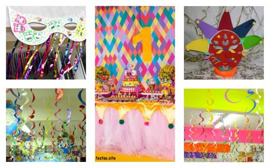 decoração teto criativo carnaval supermercado