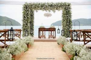 ideias de decoração de casamento com mosquitinho simples