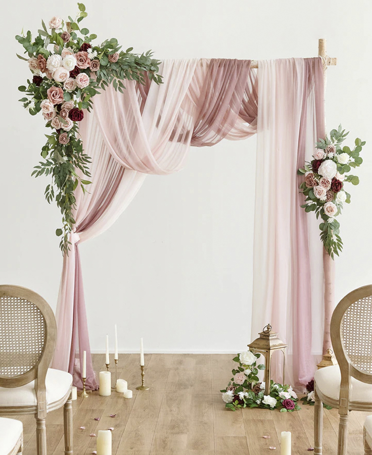 quanto custa decoração de casamento rosé