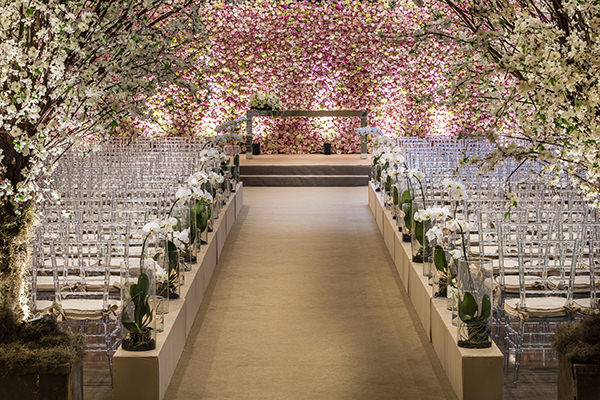 decoração casamento rose