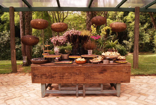decoração casamento rustico