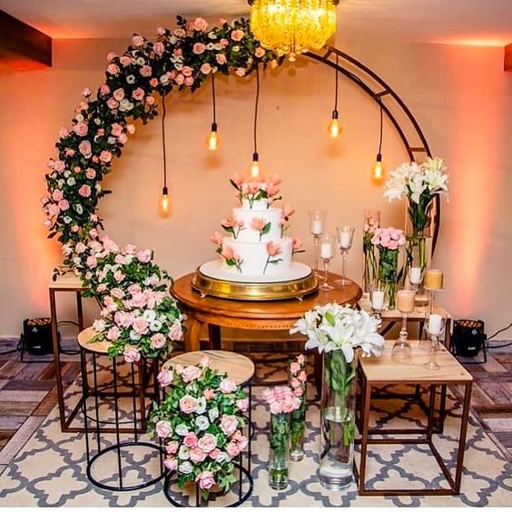 ideias decoração casamento orgânico