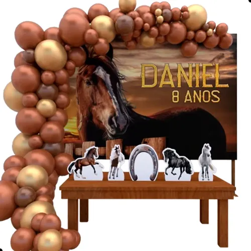 decoração cavalo infantil menino barata e bonita