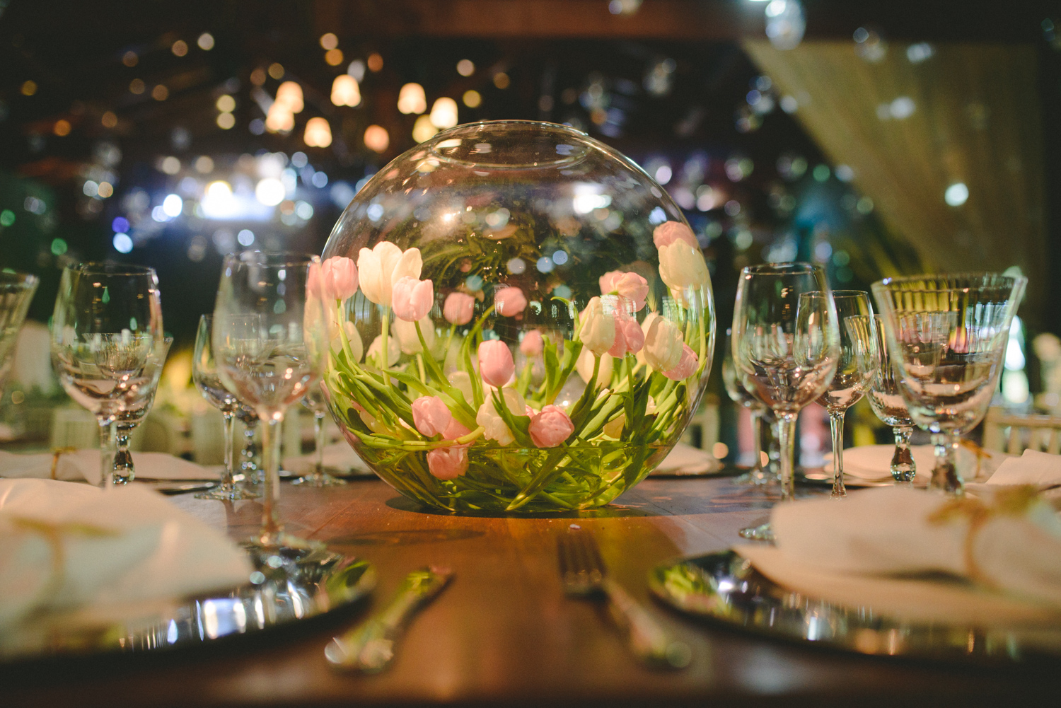 decoração centro de mesa casamento