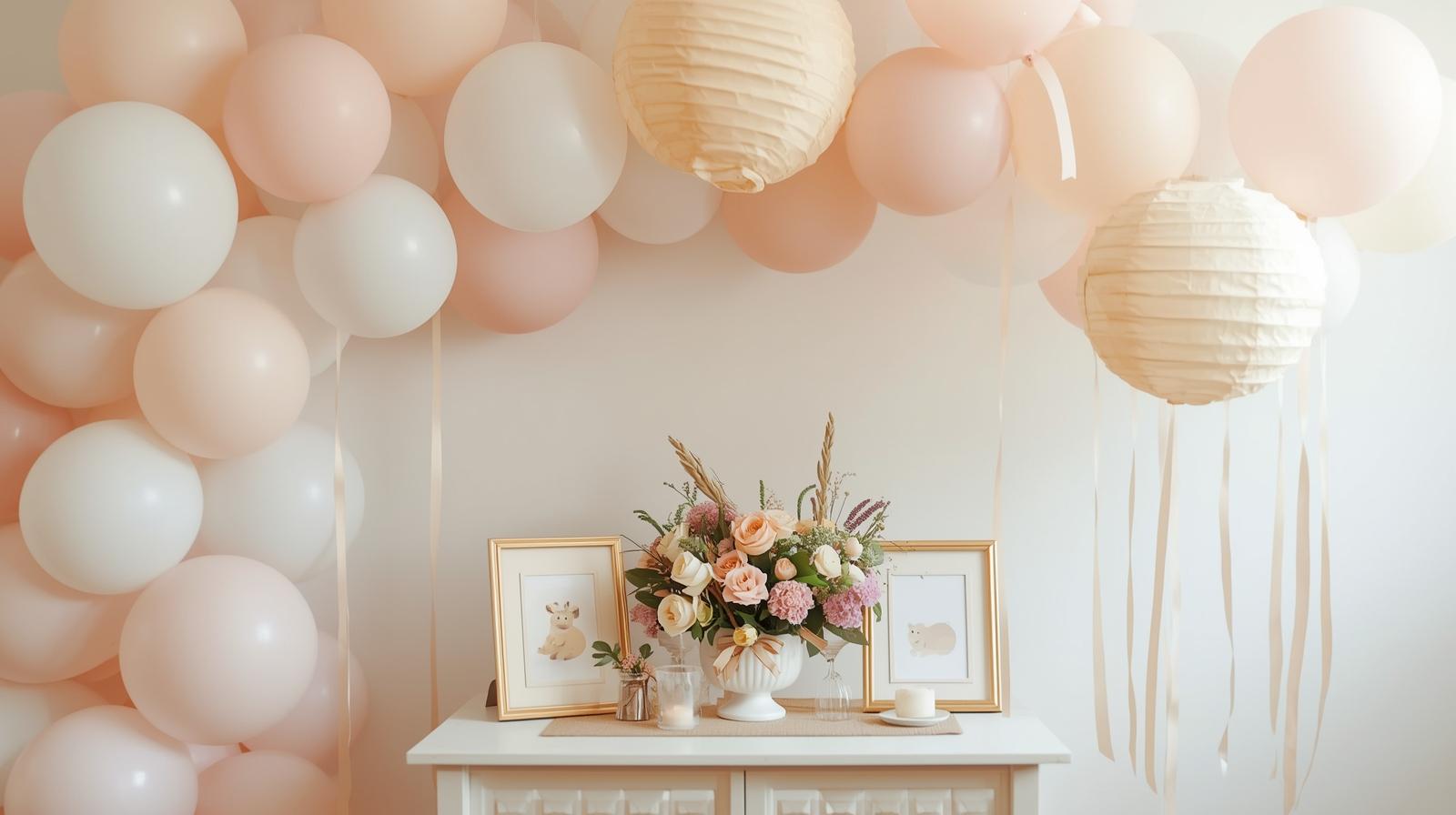 decoração chá de bebê