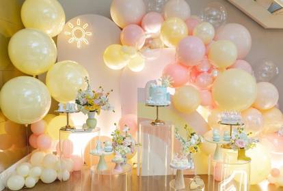 inspiracao decoracao cha bebe roupinhas