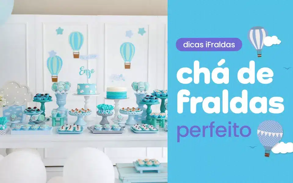 decoração chá de fralda