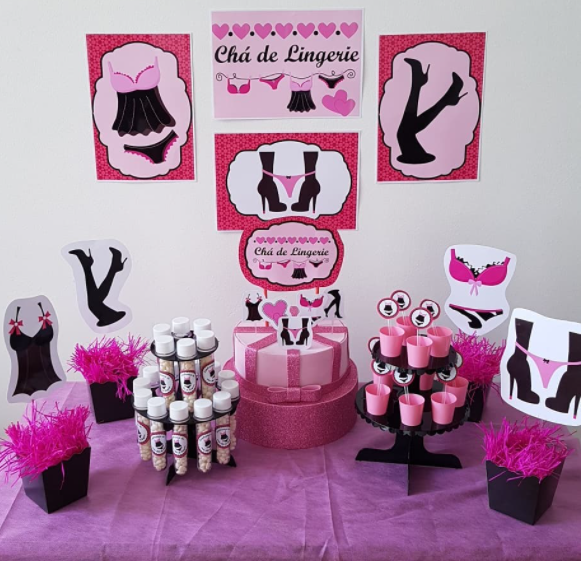 quanto custa decoração chá de lingerie